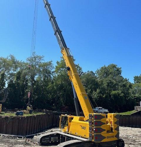 2022 Used Grove GHC140 Hydraulic Crawler Crane