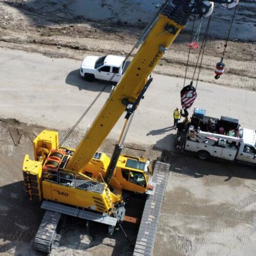 2022 Used Grove GHC140 Hydraulic Crawler Crane