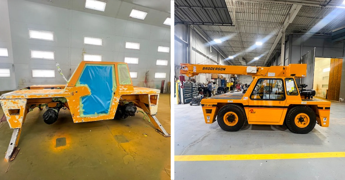 Restoring Power and Performance: Walter Payton Power Equipment Refurbishes 2012 Broderson IC-80